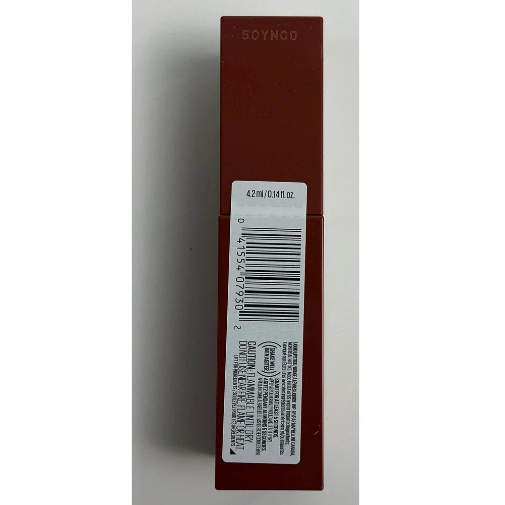 Lot of 2 Maybelline SuperStay‎ Vinyl Ink Liquid Lipstick 120 Punchy Longwear